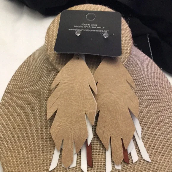 Paparazzi pierced earrings brown - Picture 2 of 6